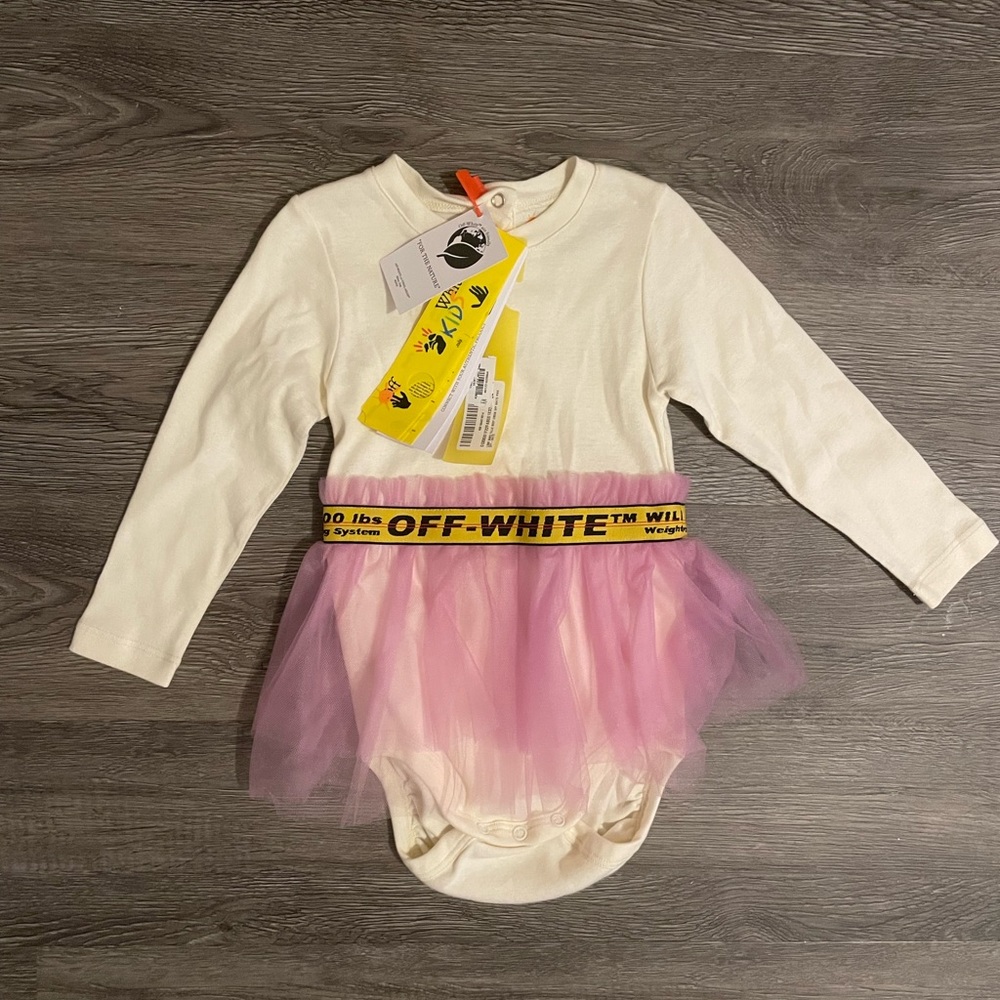 Off White Kids Onesie - Size 24 Months - NWT